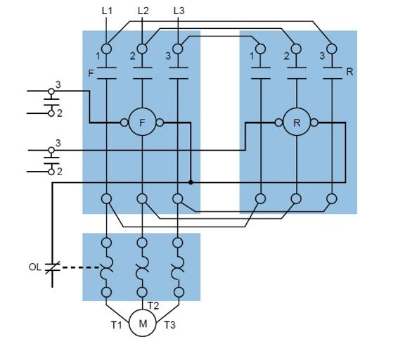 Forward/reverse motor wiring diagram