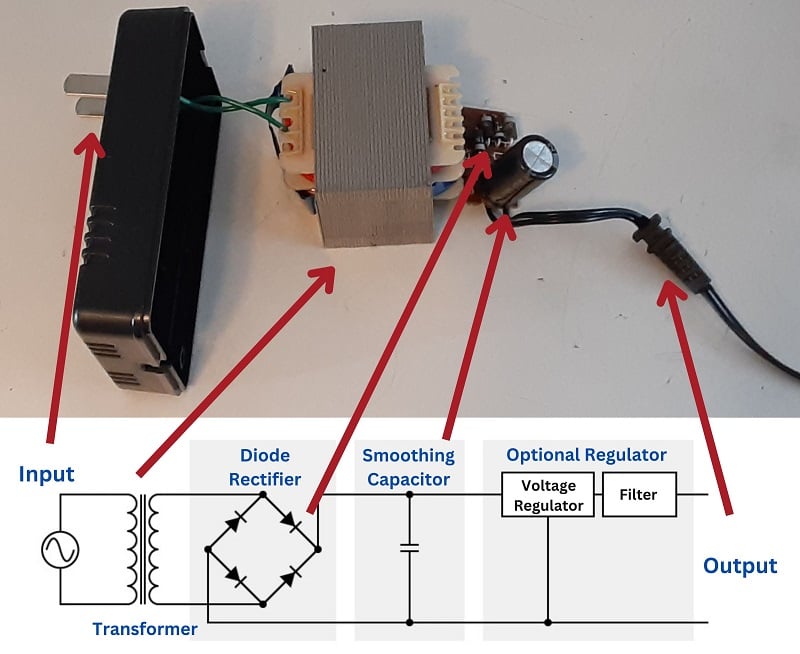 linear power supply schematic