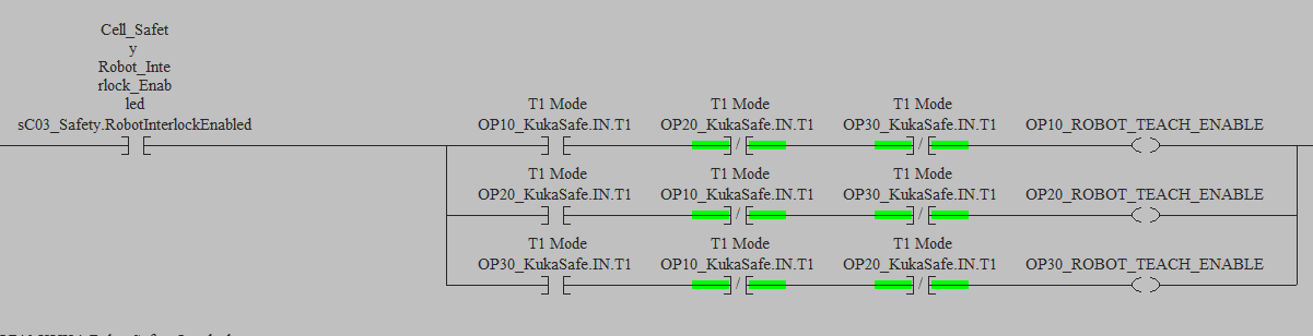 Single robot handshaking example