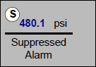 Alarm Suppression Indicator