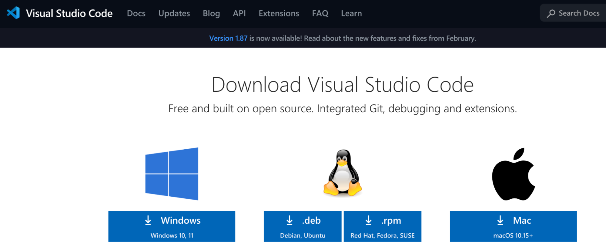 VS Code download image