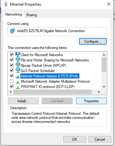 IPv4 properties