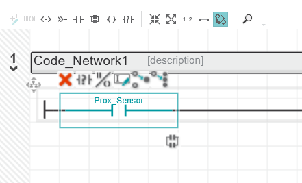 Ladder instruction with input variable