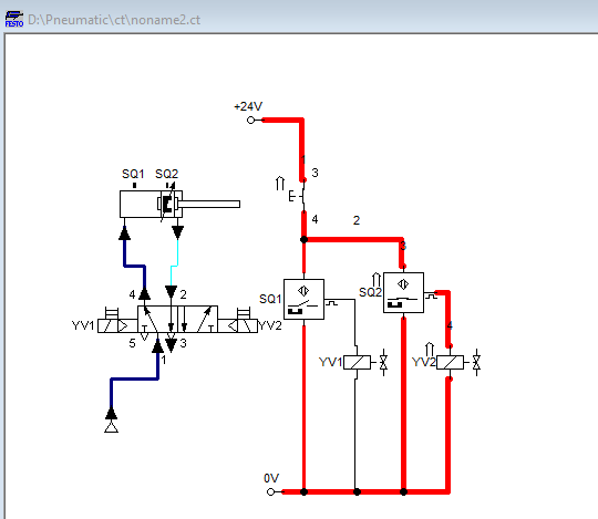 Air supply extending the valve