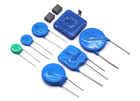 Samples of MOVs, or metal oxide varistors