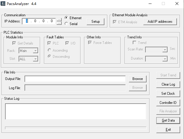 PacsAnalyzer Version 4.4