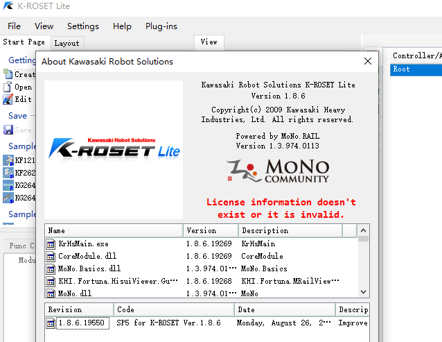 Kawasski Robot Solutions K-ROSET